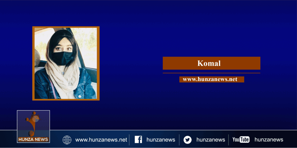komal komi is young author of Gilgit baltistan